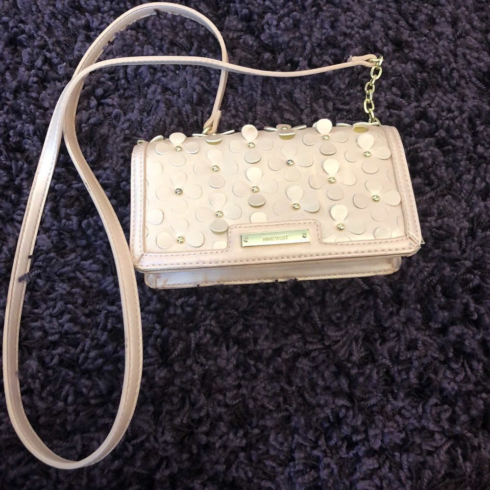 Nine West Light Pink Floral Bag